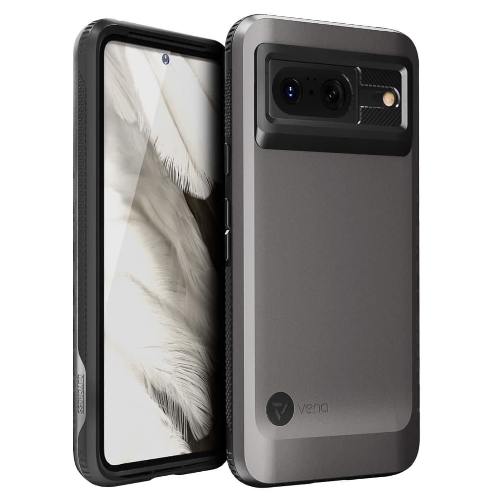 VENA Outcross for Google Pixel 8 Case (2023) Case, Military Grade Drop Protection, Dual Layer Shockproof Protective Phone Case - Graphite